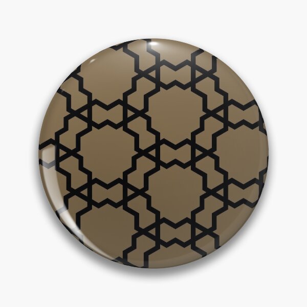 Item preview, Black and Brown Overlapping Shape Tile Pattern Pairs Dulux 2022 Popular Colour Rich Earth - Color Trends designed and sold by ColorOfTheYears.