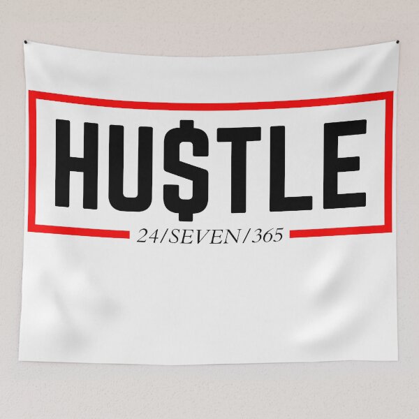 Item preview, HUSTLE 24/SEVEN/365 2 designed and sold by KingsManKind.