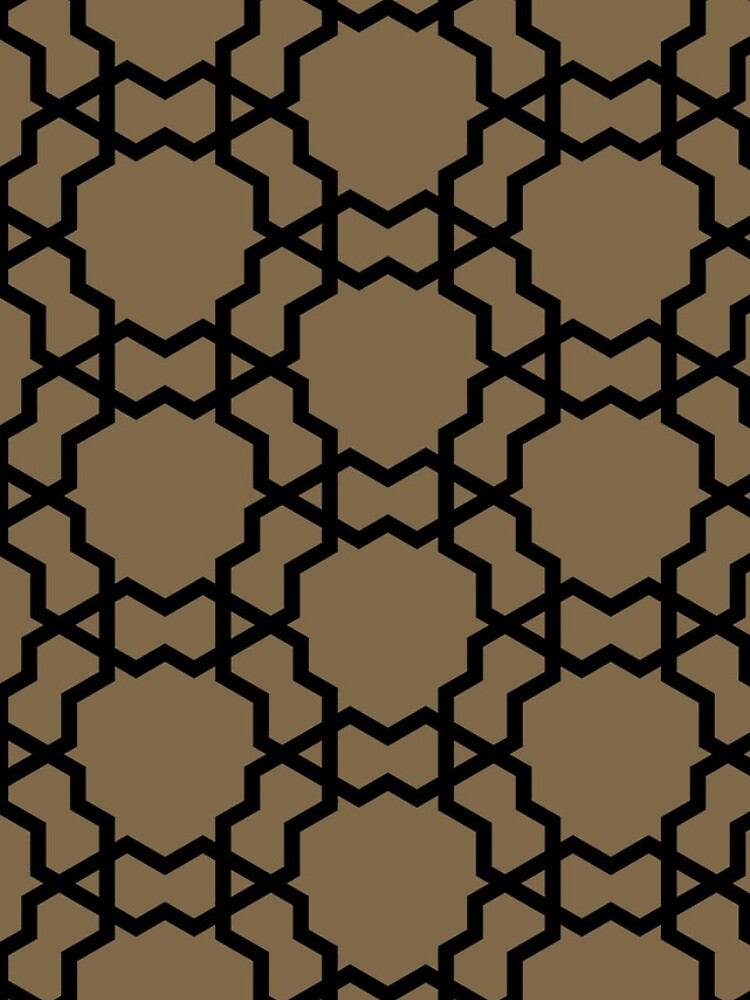 Imagen 4 de 4, Funda de iPhone con la obra Black and Brown Overlapping Shape Tile Pattern Pairs Dulux 2022 Popular Colour Rich Earth - Color Trends, diseñada y vendida por ColorOfTheYears.
