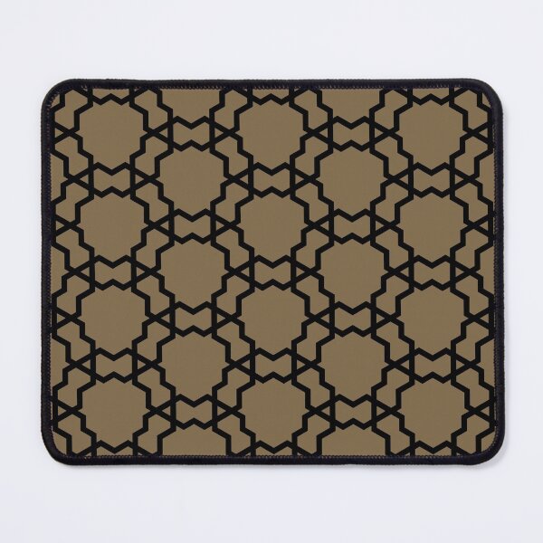Item preview, Black and Brown Overlapping Shape Tile Pattern Pairs Dulux 2022 Popular Colour Rich Earth - Color Trends designed and sold by ColorOfTheYears.