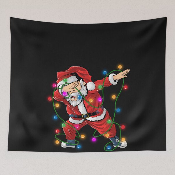 Item preview, Dabbing Santa Tee For Boys Girls Christmas Tree Lights designed and sold by ACHRAF877.