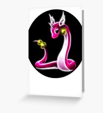 Pink Dragonair Pokemon Greeting Card