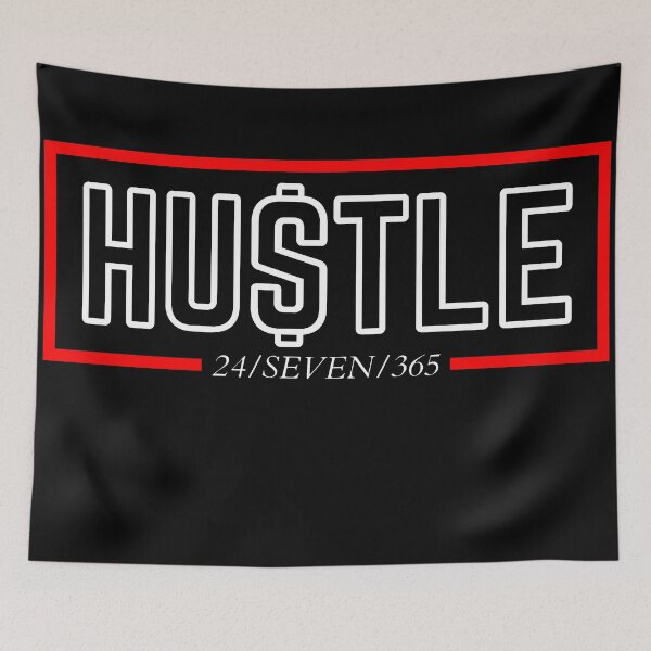 Item preview, HUSTLE 24/SEVEN/365 3 designed and sold by KingsManKind.