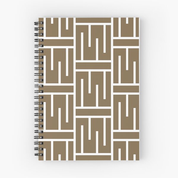 Item preview, Brown and White Minimal Line Art Pattern 3 Pairs Dulux 2022 Popular Colour Rich Earth - Color Trends designed and sold by ColorOfTheYears.