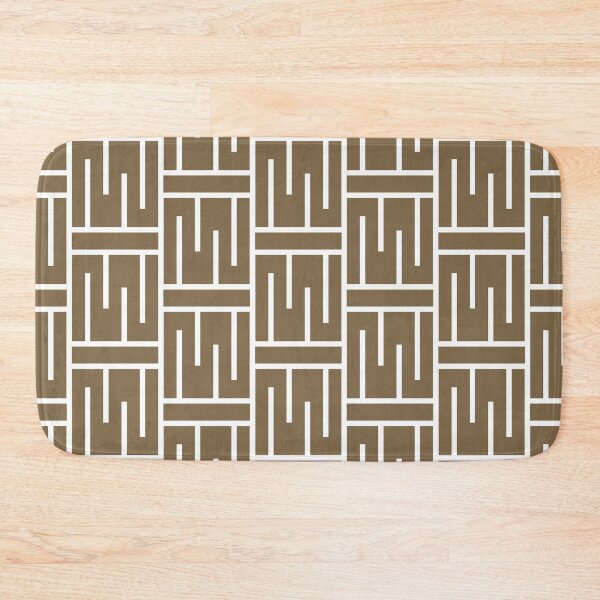 Item preview, Brown and White Minimal Line Art Pattern 3 Pairs Dulux 2022 Popular Colour Rich Earth - Color Trends designed and sold by ColorOfTheYears.