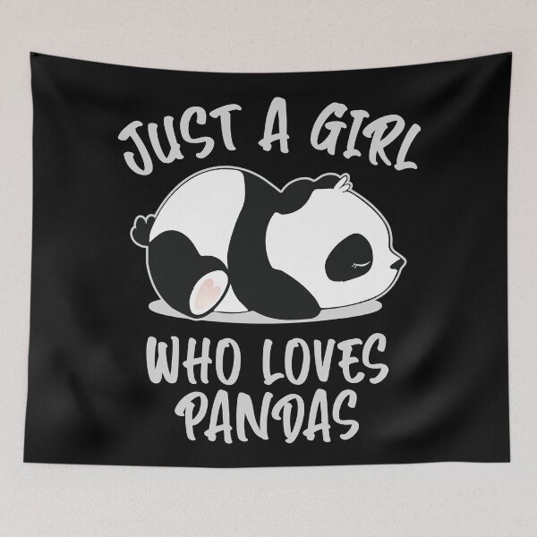 Item preview, Solo una chica que ama a los pandas, regalo para amantes de los pandas, linda camiseta de panda, regalo de panda durmiendo kawaii, camiseta de animales, regalo de animales, tema de panda, cumpleaños de panda, fiesta de panda designed and sold by KC1max.