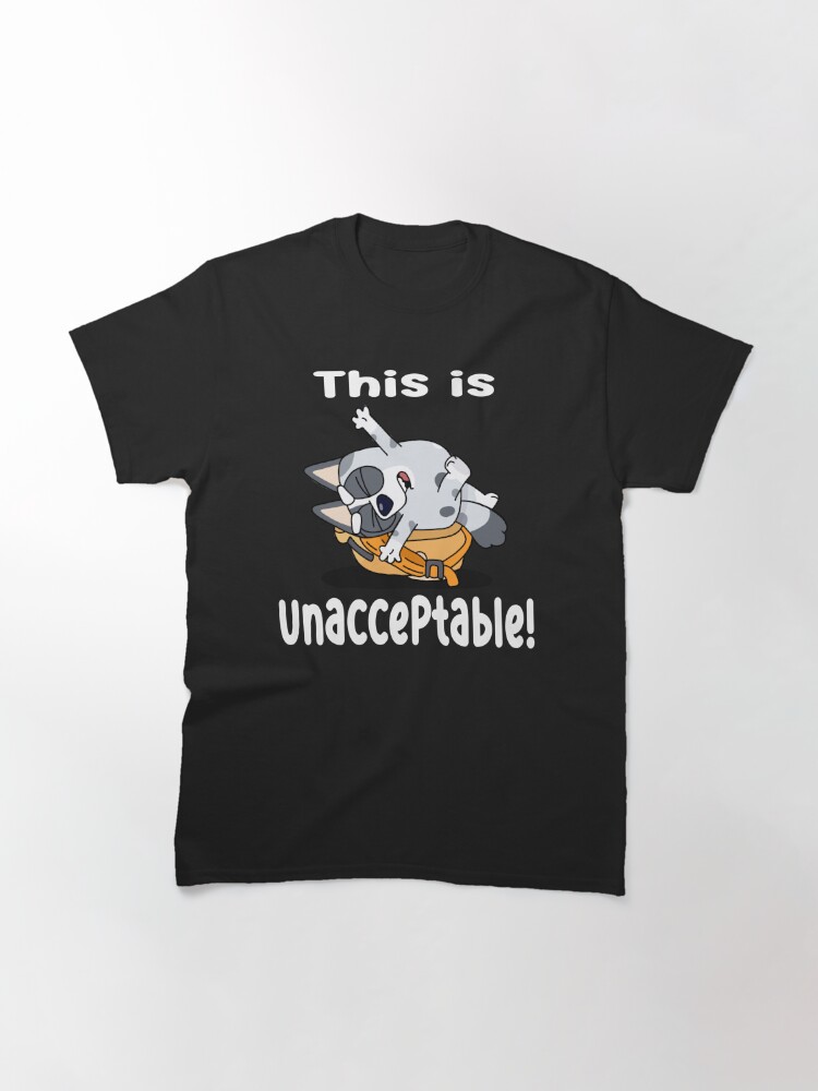 Disover Unacceptable Classic T-Shirt, BlueyDad Christmas Family Matching Shirts