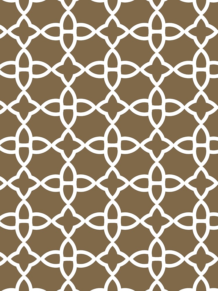 Thumbnail 3 von 3, Tuch, Brown and White Minimal Line Art Pattern 4 Pairs Dulux 2022 Popular Colour Rich Earth - Color Trends designt und verkauft von ColorOfTheYears.