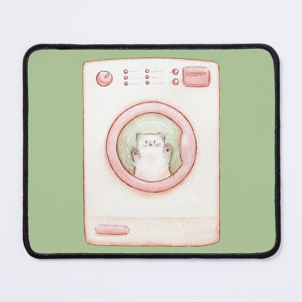 Item preview, Cat in a washing machine - Cats & Laundry designed and sold by Denise, Denisn't.