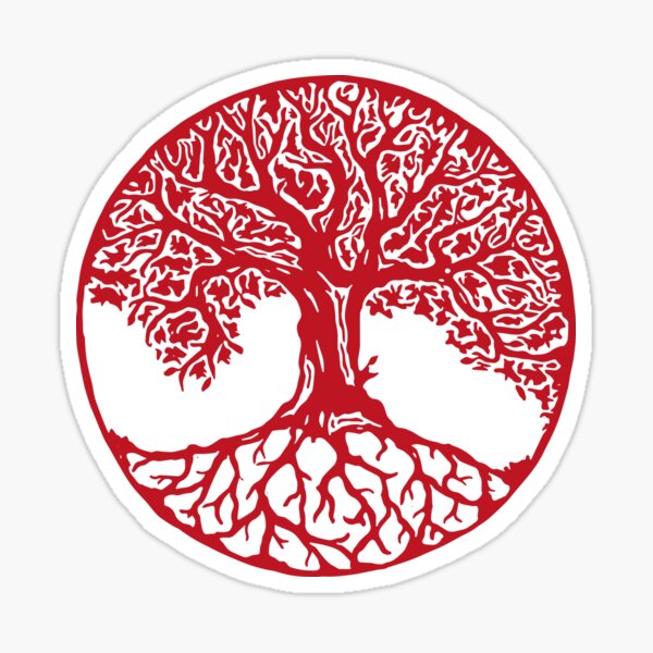 Item preview, Yggdrasil Kamon /RED designed and sold by j1zzy.