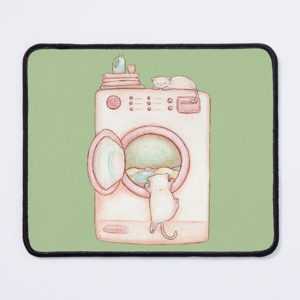 Item preview, Kittens in a washing machine - Cats & Laundry designed and sold by Denise, Denisn't.