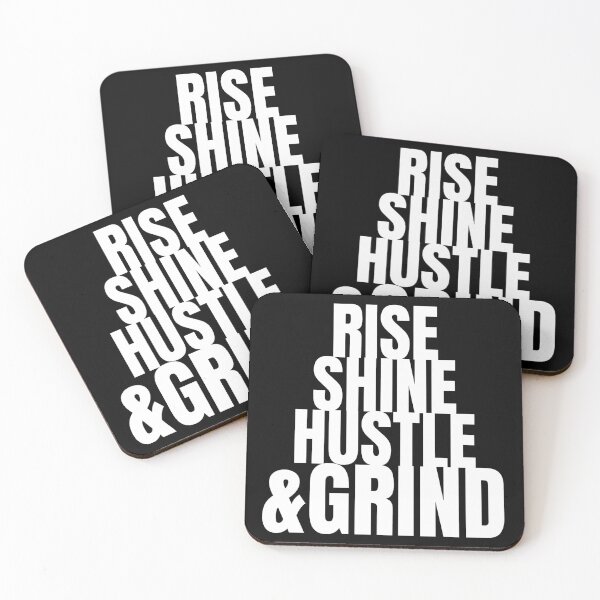 Item preview, RISE SHINE HUSTLE & GRIND designed and sold by KingsManKind.