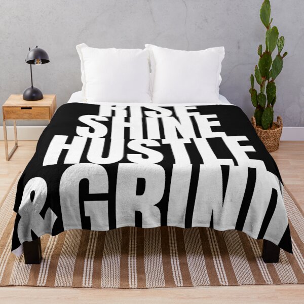 Item preview, RISE SHINE HUSTLE & GRIND designed and sold by KingsManKind.