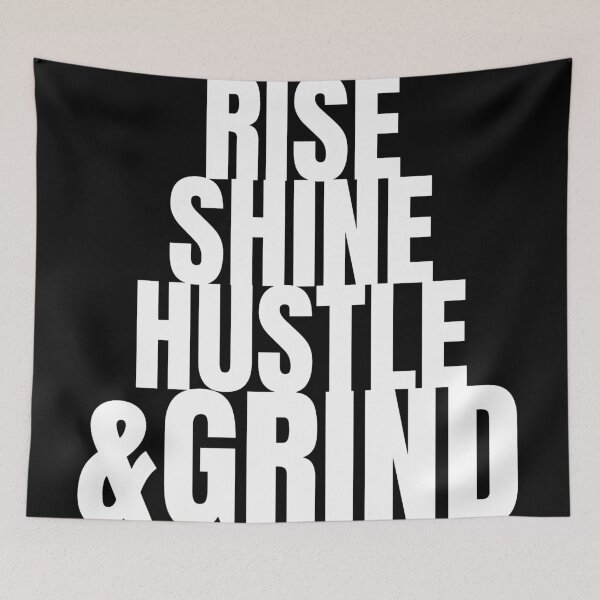 Item preview, RISE SHINE HUSTLE & GRIND designed and sold by KingsManKind.
