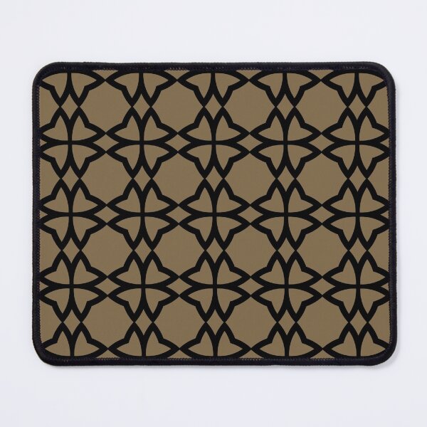 Item preview, Black and Brown Symmetrical Flower Pattern Pairs Dulux 2022 Popular Colour Rich Earth - Color Trends designed and sold by ColorOfTheYears.