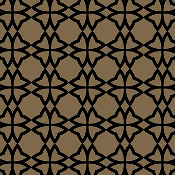 Vorschaubild zum Design Black and Brown Symmetrical Flower Pattern Pairs Dulux 2022 Popular Colour Rich Earth - Color Trends von ColorOfTheYears