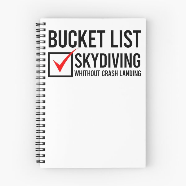Item preview, Skydiving Bucket List - Gift for Skydiving Lovers designed and sold by paulocampos.