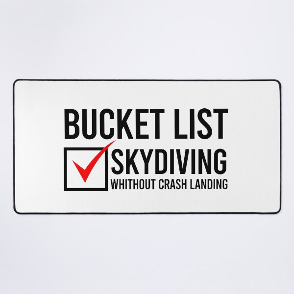 Item preview, Skydiving Bucket List - Gift for Skydiving Lovers designed and sold by paulocampos.