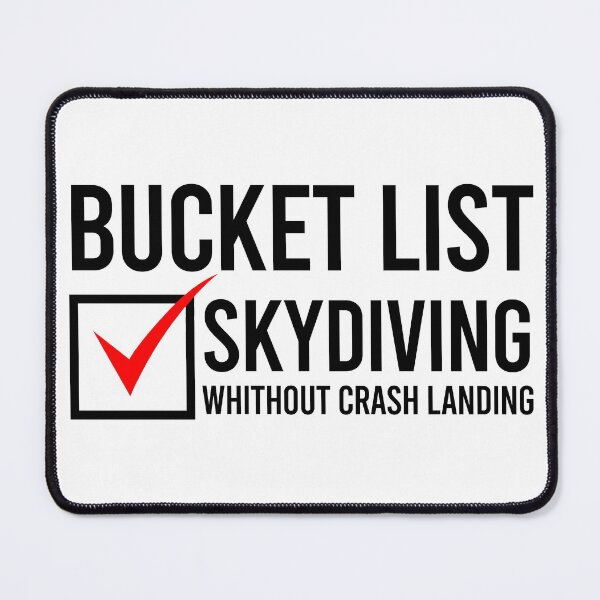 Item preview, Skydiving Bucket List - Gift for Skydiving Lovers designed and sold by paulocampos.