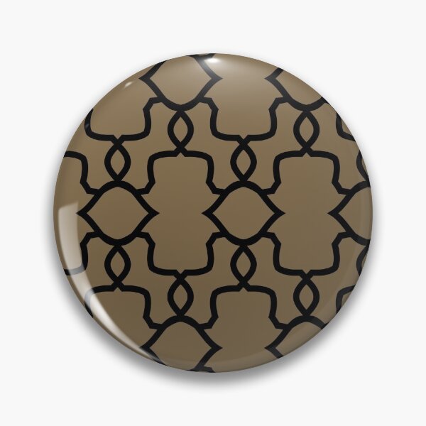 Item preview, Black and Brown Ornamental Shape Pattern 4 Pairs Dulux 2022 Popular Colour Rich Earth - Color Trends designed and sold by ColorOfTheYears.