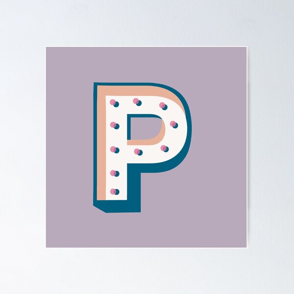 Item preview, Name Letter P designed and sold by Hola Ilustra.