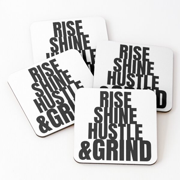 Item preview, RISE SHINE HUSTLE & GRIND 3 designed and sold by KingsManKind.