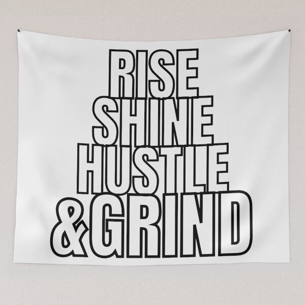 Item preview, RISE SHINE HUSTLE & GRIND 4 designed and sold by KingsManKind.