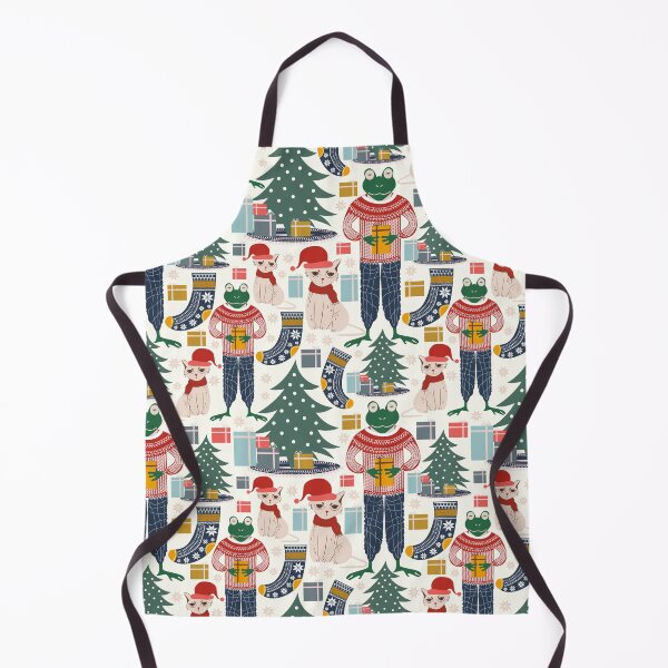 Item preview, Christmas Cat and Sweater Frog designed and sold by famenxt.