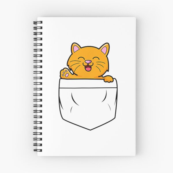 Item preview, Chest pocket cute cat in Kawaii cartoon anime style look designed and sold by bunenebun.