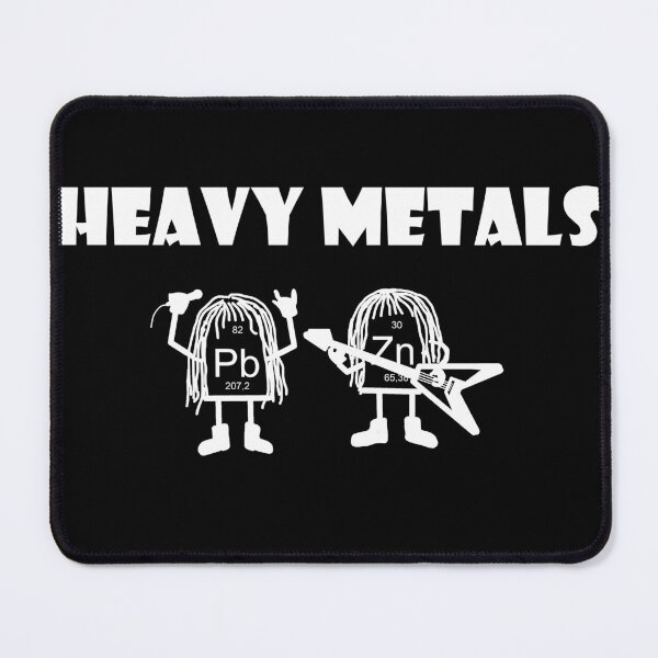 Item preview, Heavy metals, heavy metals rock, chemist periodic table designed and sold by Garaunt - The bavarian brute.