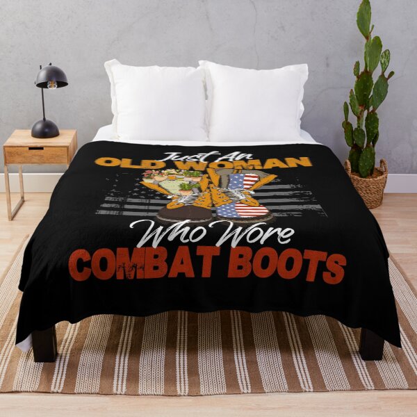Item preview, Just An Old Woman Who Wore Combat Boots US Veteran designed and sold by Dressed For  Duty.