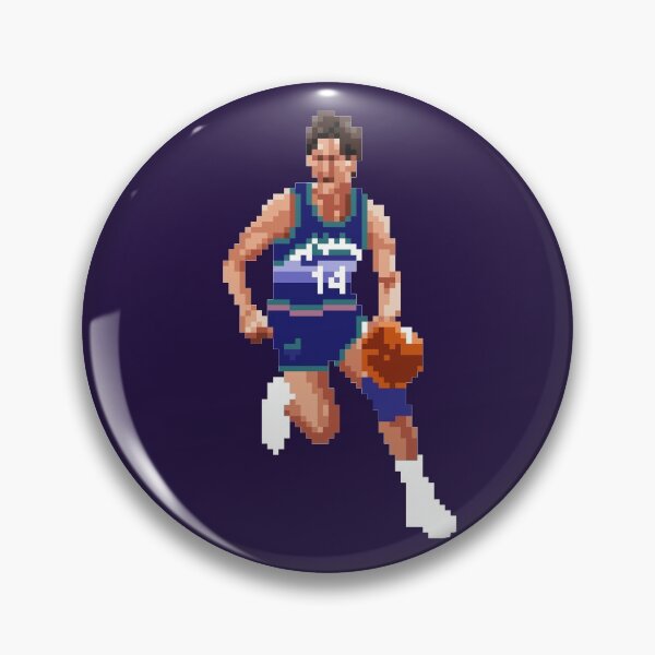 Item preview, Jeff Hornacek Pixel Dribble Qiangy designed and sold by qiangdade.