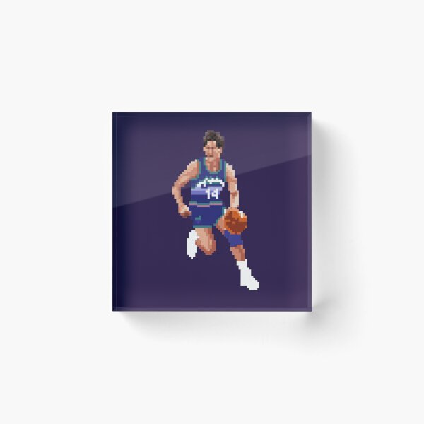 Item preview, Jeff Hornacek Pixel Dribble Qiangy designed and sold by qiangdade.