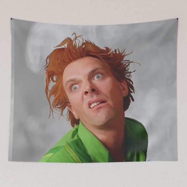 Item preview, Drop Dead Fred Magical Realism Digital Portrait with Smoky Background designed and sold by Nicolette Olivier.
