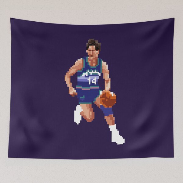 Item preview, Jeff Hornacek Pixel Dribble Qiangy designed and sold by qiangdade.
