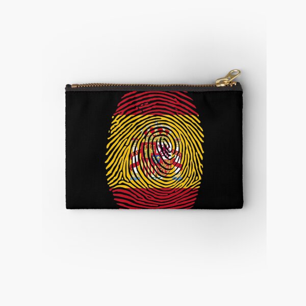 Item preview, Spain Flag Fingerprint Patriotic Spanish Gift Spain Flag Gear designed and sold by DynamicDesign.