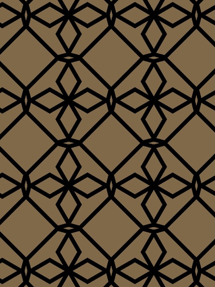 Aperçu 4 sur 4. Coque iPhone avec l'œuvre Black and Brown Tessellation Line Pattern 34 Pairs Dulux 2022 Popular Colour Rich Earth - Color Trends créée et vendue par ColorOfTheYears.