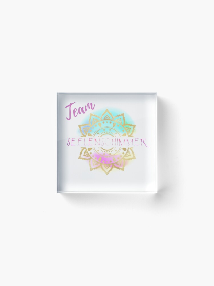 Alternative Ansicht von Team Seelenschimmer Acrylblock