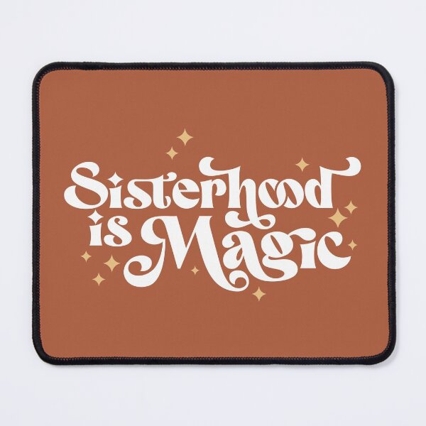 Item preview, "Sisterhood Is Magic" Retro 1970's Feminist Stars designed and sold by XXRebellion.