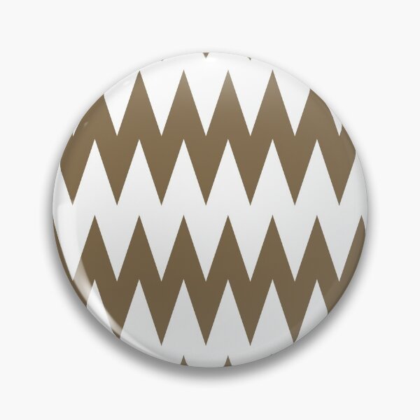 Item preview, Brown and White Zig Zag Line - Stripe Pattern Pairs Dulux 2022 Popular Colour Rich Earth - Color Trends designed and sold by ColorOfTheYears.