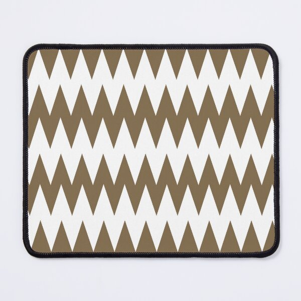 Item preview, Brown and White Zig Zag Line - Stripe Pattern Pairs Dulux 2022 Popular Colour Rich Earth - Color Trends designed and sold by ColorOfTheYears.