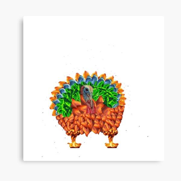 Atomic Turkey Canvas Print