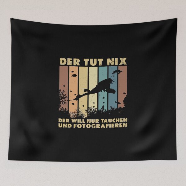 Item preview, Der Tut Nix Der Will Nur Tauchen Und Fotografieren designed and sold by StrongShirts.
