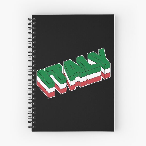Item preview, Italy 3D Text in Flag Colors designed and sold by RaybenMedia.