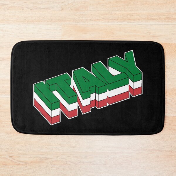 Item preview, Italy 3D Text in Flag Colors designed and sold by RaybenMedia.