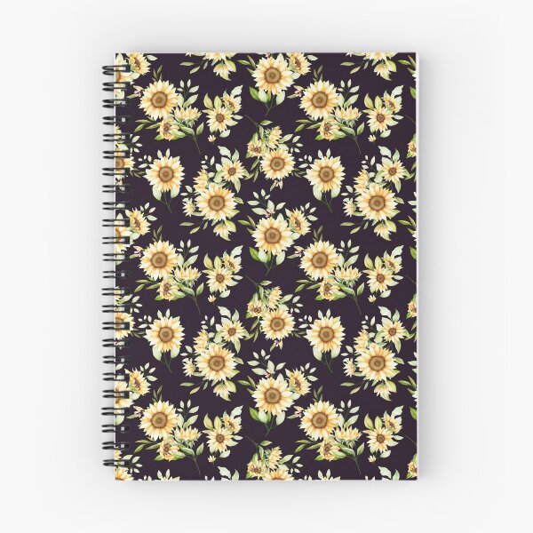 Item preview, Lindo patrón de flores Vintage, hermoso patrón sin costuras de girasol acuarela designed and sold by AllboutTeesigns.