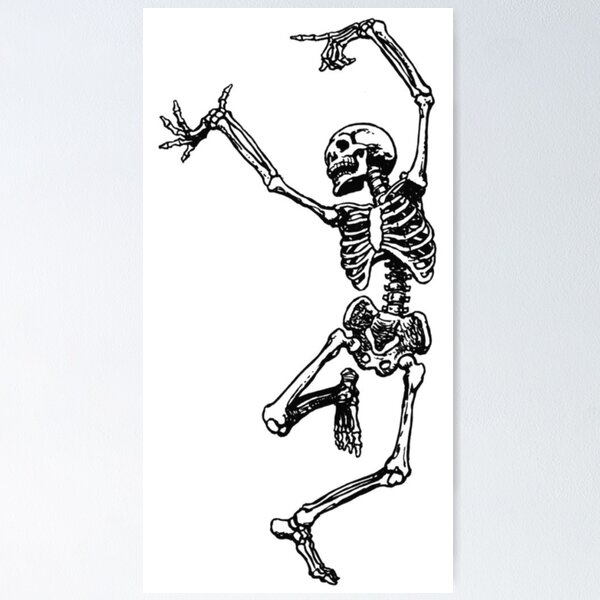 Skeleton Dance Wall Art for Sale | Redbubble