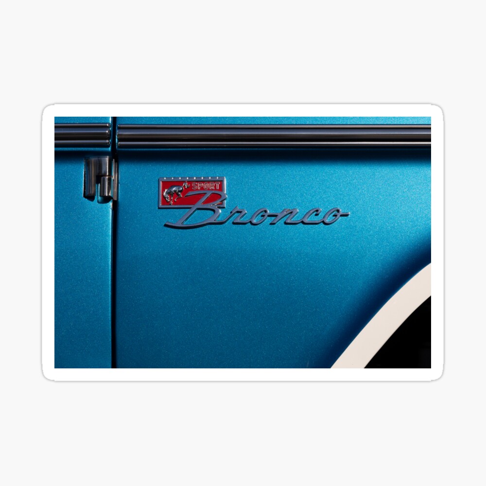 Ford Bronco emblem iPhone Case