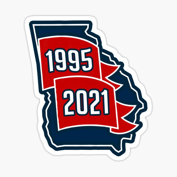 THE ATLANTA WORLD CHAMPIONS FOR BOTH YEARS FOR A JOHN SMOLTZ CHIPPER JONES  SHIRT AND STICKER  Essential T-Shirt for Sale by ComfortClosers