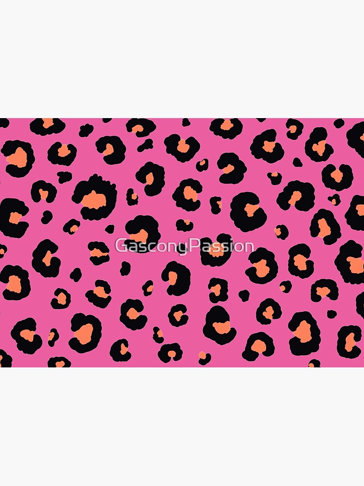 Cheetah Print on Bright Pink by GasconyPassion